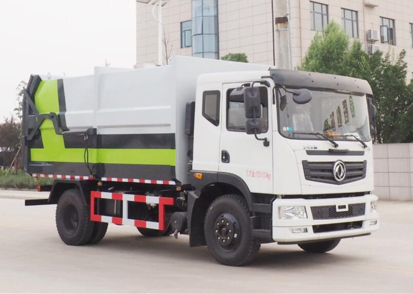 东风T5压缩式对接垃圾车