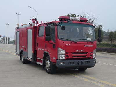庆铃3.5吨水罐消防车
